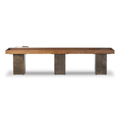Four Hands Shuffleboard Table - Natural Brown Guanacaste