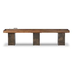 Four Hands Shuffleboard Table - Natural Brown Guanacaste