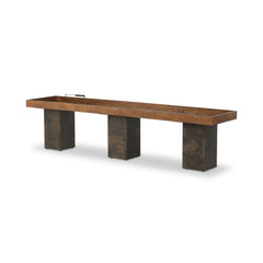 Four Hands Shuffleboard Table - Natural Brown Guanacaste