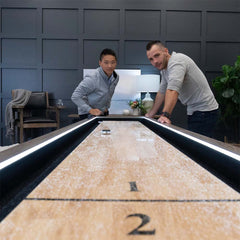 Brookdale 9' LED Light-Up Shuffleboard Table by American Legend