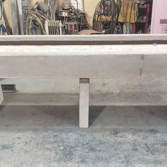 Stone Age Concrete Outdoor Shuffleboard Table