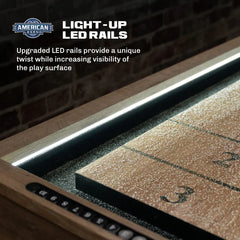American Legend LED Shuffleboard with Buffet Top