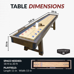 Hathaway Cheyenne Shuffleboard Table