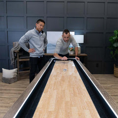 Brookdale 9' LED Light-Up Shuffleboard Table by American Legend