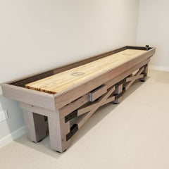 Rustic Shuffleboard Table by Champion Shuffleboards