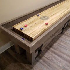 Rustic Shuffleboard Table by Champion Shuffleboards