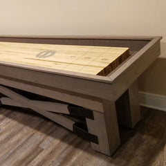 Rustic Shuffleboard Table by Champion Shuffleboards